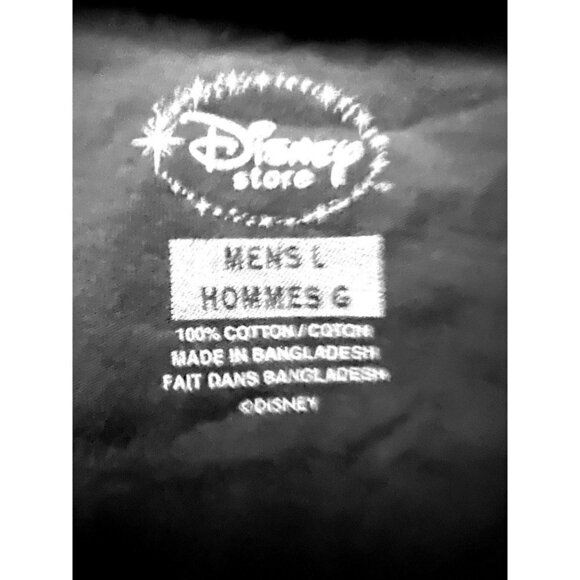 Disney Nightmare Before Christmas Jack Skellington Black Graphic T-Shirt Large - Picture 6 of 6